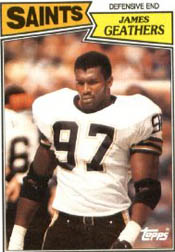 Saints DE James "Jumpy" Gaethers